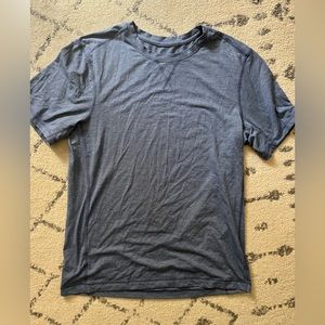 Men’s medium Lululemon blue workout shirt